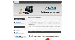 Desktop Screenshot of colmosoft.be
